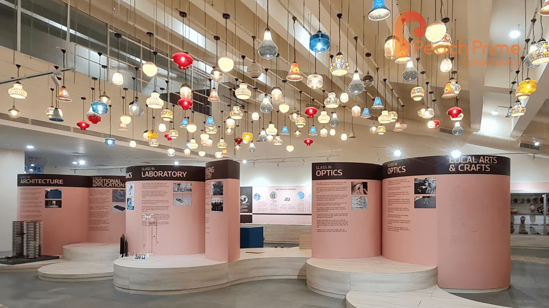 Glass & Ceramic Exhibits gallery at RSM Rajkot - Peach Prime Consultancy