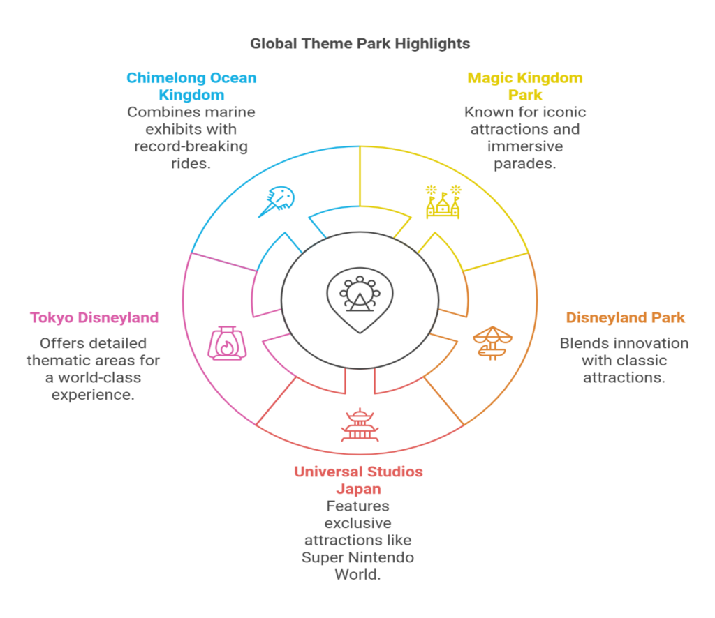 Global theme park highlights