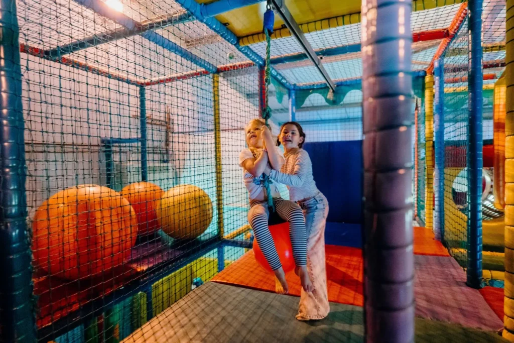 Safe and Durable Soft Play Equipment in a Children's Playground