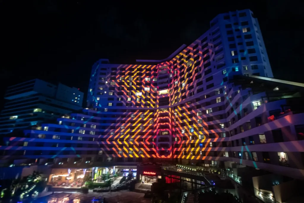 3D projection mapping equipment setup